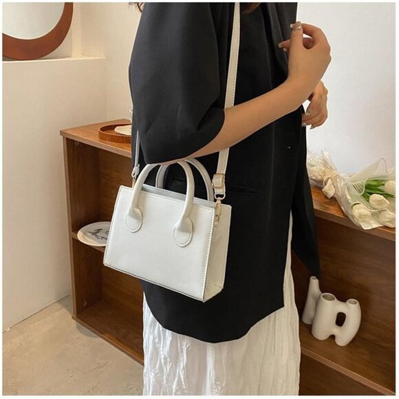 Patent Leather Handbag Mini Shoulder Purse Evening Clutch for Women - Picture 6 of 6